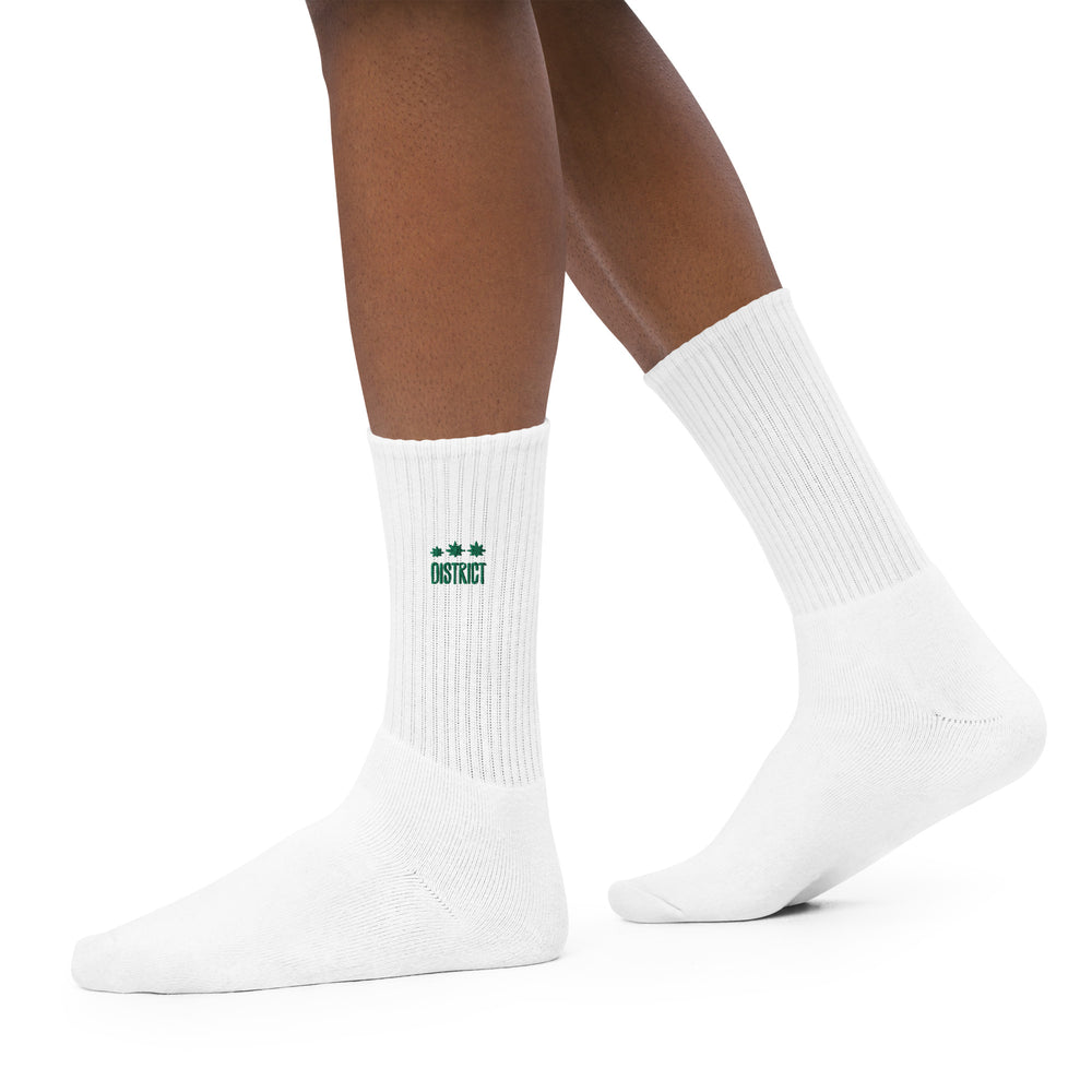 District Logo Embroidered socks