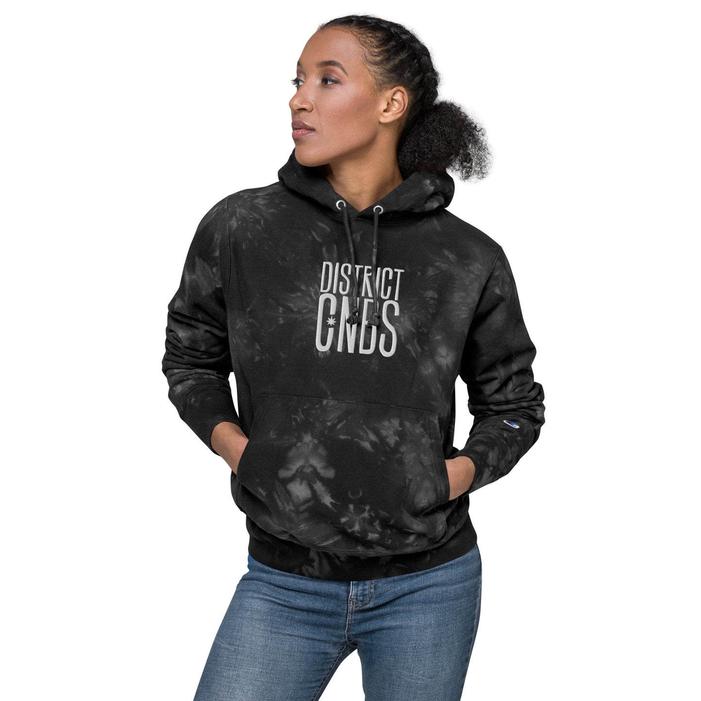 
                  
                    District Unisex Tie-Dye Hoodie - Black
                  
                