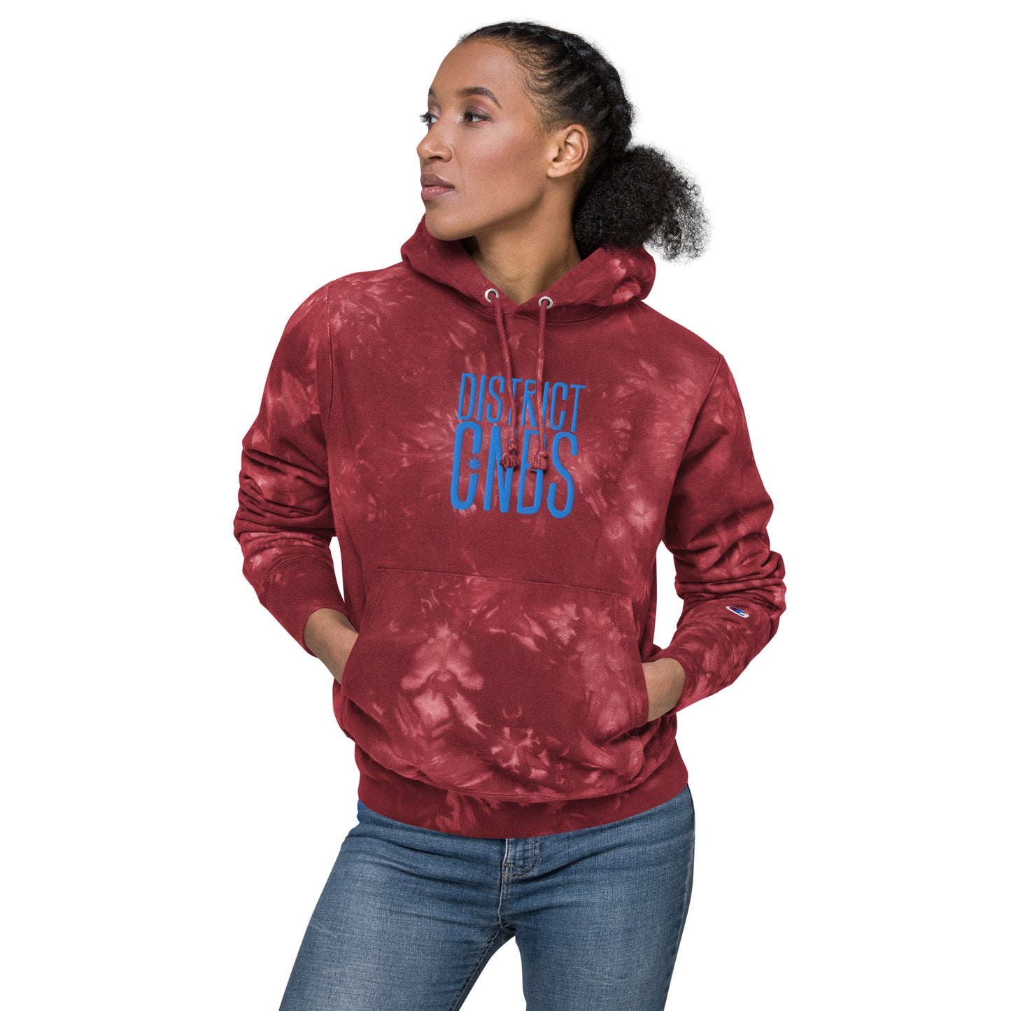 
                  
                    District Unisex Tie-Dye Hoodie - Red
                  
                